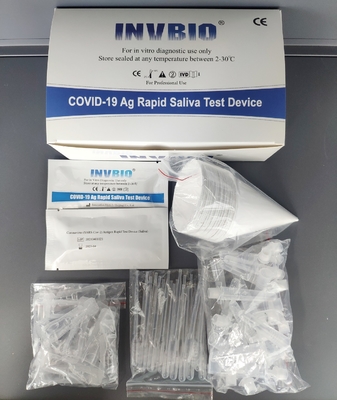 CE FSC SARS-CoV-2 Ag Saliva Test Kit In Vitro Diagnostic